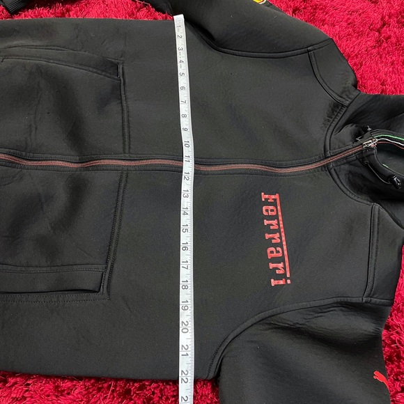 Puma Ferrari Italy Full Zip Hooded Sweater Racing Auto F1 Medium - Picture 6 of 6